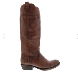 Frye Carson Lug Riding 77203 Womens Brown Boot Size 8.5